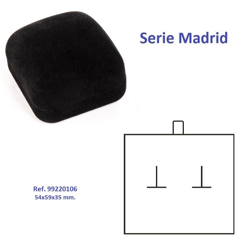 Estuche Madrid pendientes 54x59x35 mm.